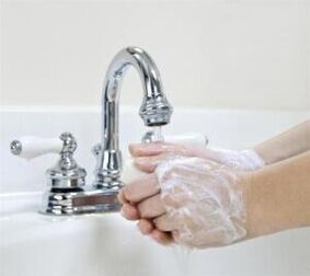 Preventing worm infection - washing your hands