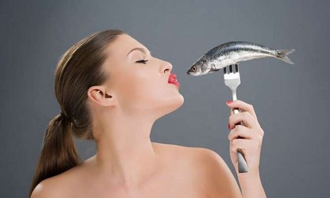 Raw fish eating